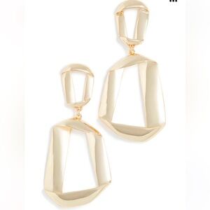 BaubleBar Gold Chandelier Earrings